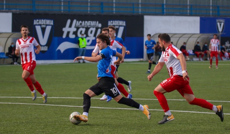 Alexi Pitu, căpitanul formaţiei constănţene, a marcat două goluri în meciul de miercuri