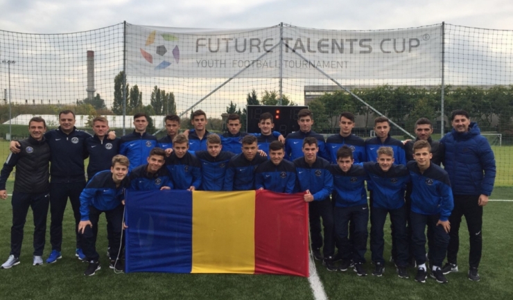 Juniorii U17 de la Academia de Fotbal „Gheorghe Hagi” s-au calificat în sferturile de finală ale competiției de la Budapesta