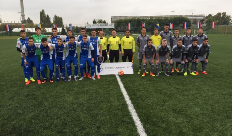 Juniorii U17 de la Academia de Fotbal „Gheorghe Hagi” au cedat în disputa cu Partizan Belgrad