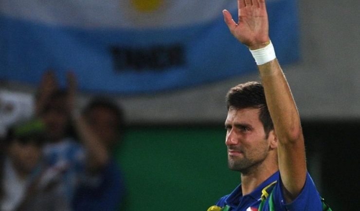 La finalul întâlnirii cu Juan Martin Del Potro, Novak Djokovic a părăsit terenul de joc cu lacrimi în ochi