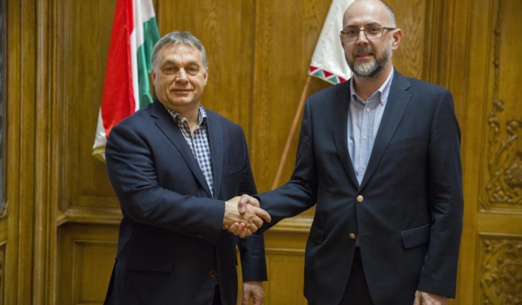 Prim-ministrul ungar, Viktor Orban, şi liderul UDMR, Hunor Kelemen