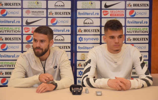 Bogdan Ţîru şi Ianis Hagi nu se tem de partida cu FCSB