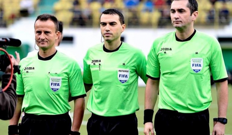 Ovidiu Hațegan, Octavian Șovre și Sebastian Gheorghe vor oficia pe stadionul Olimpic din Roma