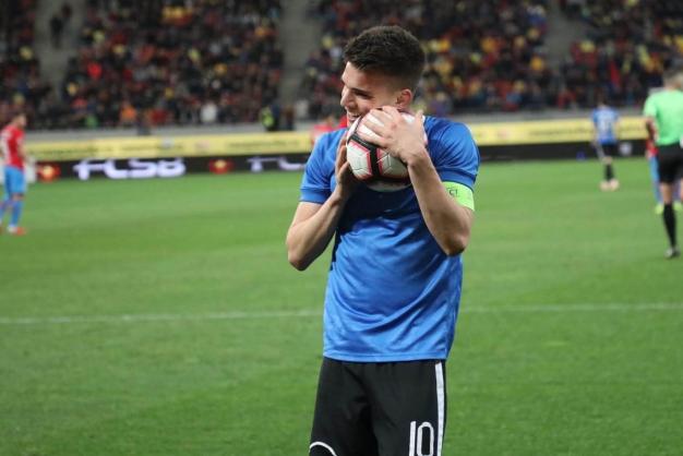 Ianis Hagi a ajuns la opt goluri marcate și la cinci pase decisive în sezonul 2018-2019 (sursa foto: fcviitorul.ro)