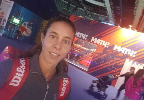 Mihaela Buzărnescu a pierdut meciul cu Aliaksandra Sasnovich, din primul tur (sursa foto: Facebook Mihaela Buzarnescu)