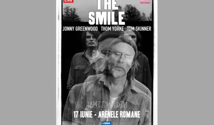 Concert The Smile (Radiohead's Thom Yorke, Jonny Greenwood, Tom Skinner) la Arenele Romane
