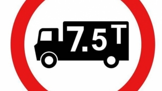 Restricții de circulație (7,5 tone) în perioada 29 noiembrie - 1 decembrie