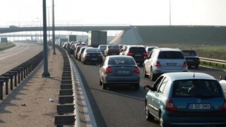 Trafic intens pe Autostrada A2 București – Constanța, între Cernavodă și Fetești