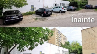 În mai multe zone din Constanța, spațiile dintre blocuri au fost reorganizate ca parcări