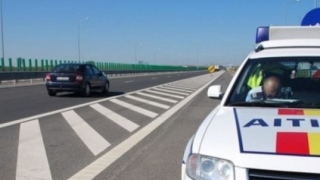 Peste patru sute de amenzi aplicate de polițiști în ultima săptămână, pentru depășirea limitei legale de viteză pe autostrăzi