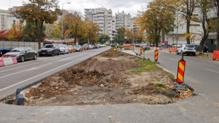 Scuarul median de pe bulevardul Mamaia din Constanța va fi reconfigurat pentru o mai bună gestionare a traficului rutier