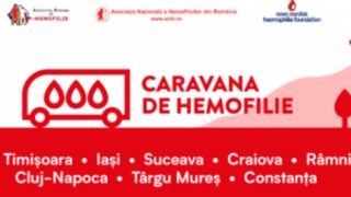 Caravana de Hemofilie, la Constanța: Împreună pentru 0 sângerări!