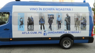 Caravana Jandarmeriei s-a oprit și la Constanța!