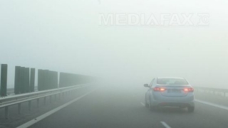 Atenţionare de ceaţă densă pe Autostrada Soarelui