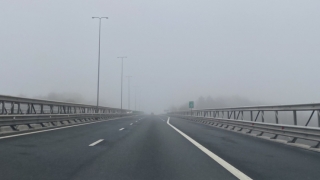 Ceaţă pe autostrada A2 Bucureşti - Constanţa