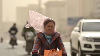 Furtună de praf în nordul Chinei