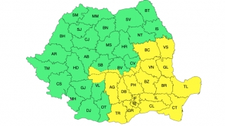 ANM. Cod galben de vânt în Dobrogea și Muntenia