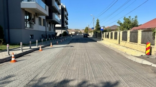 Constanța. Se asfaltează carosabilul pe strada Sentinelei din cartierul Palazu Mare
