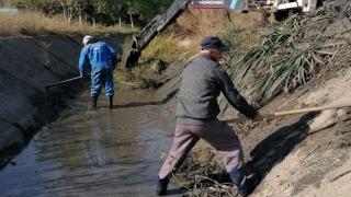În județul Constanța se curăţă văile pentru prevenirea inundaţiilor