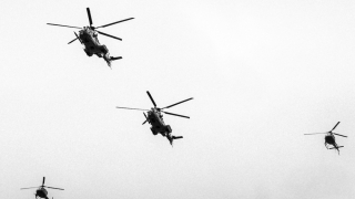 Exercițiu de antrenament cu elicoptere, la Constanța