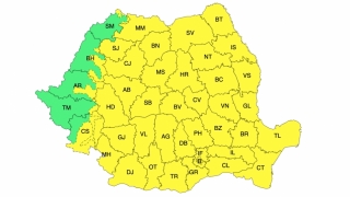 ANM. Cod galben de ger în aproape toată țara, valabil până pe 24 februarie