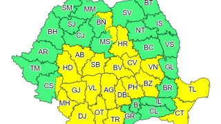 Cod galben de instabilitate atmosferică în Dobrogea și în mai multe regiuni din țară