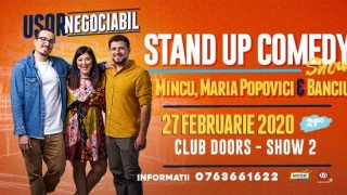 Două spectacole de Stand Up Comedy pentru constănțeni - Mincu, Maria Popovici & Banciu