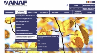 Secțiune nouă pe portalul ANAF