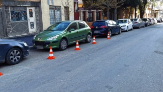 Lucrări de frezare și asfaltare pe strada Munteniei din Constanța