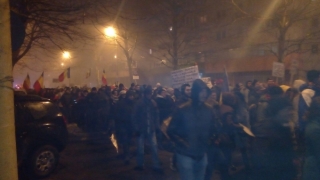 Constănțenii s-au mobilizat mai puțin în a șaptea seară de proteste⁠⁠⁠⁠