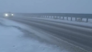 Prima zăpadă din sezon a căzut la Rânca, pe Transalpina